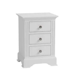 Bolton White Painted Large Bedside Table