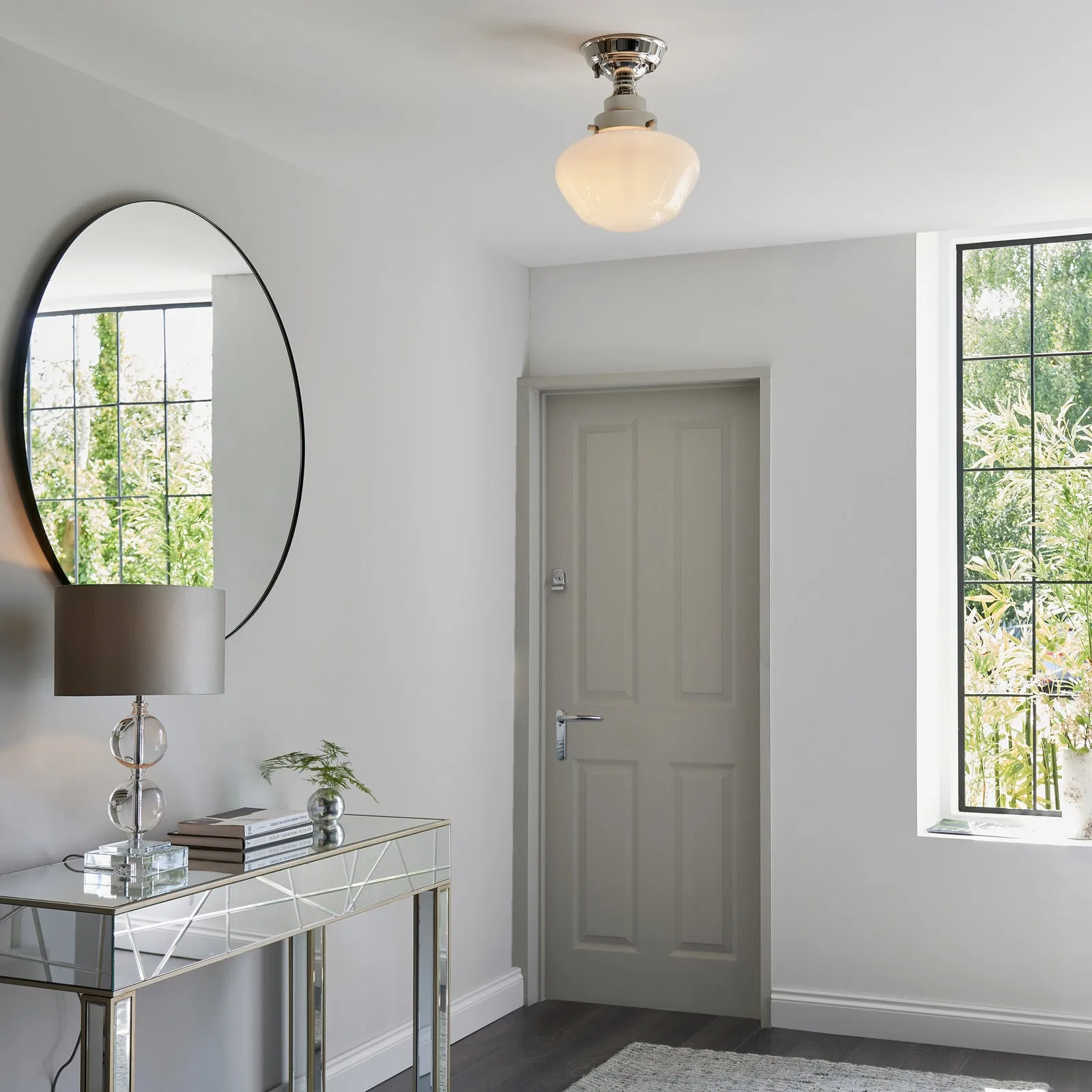 Canterbury Opal Semi Flush