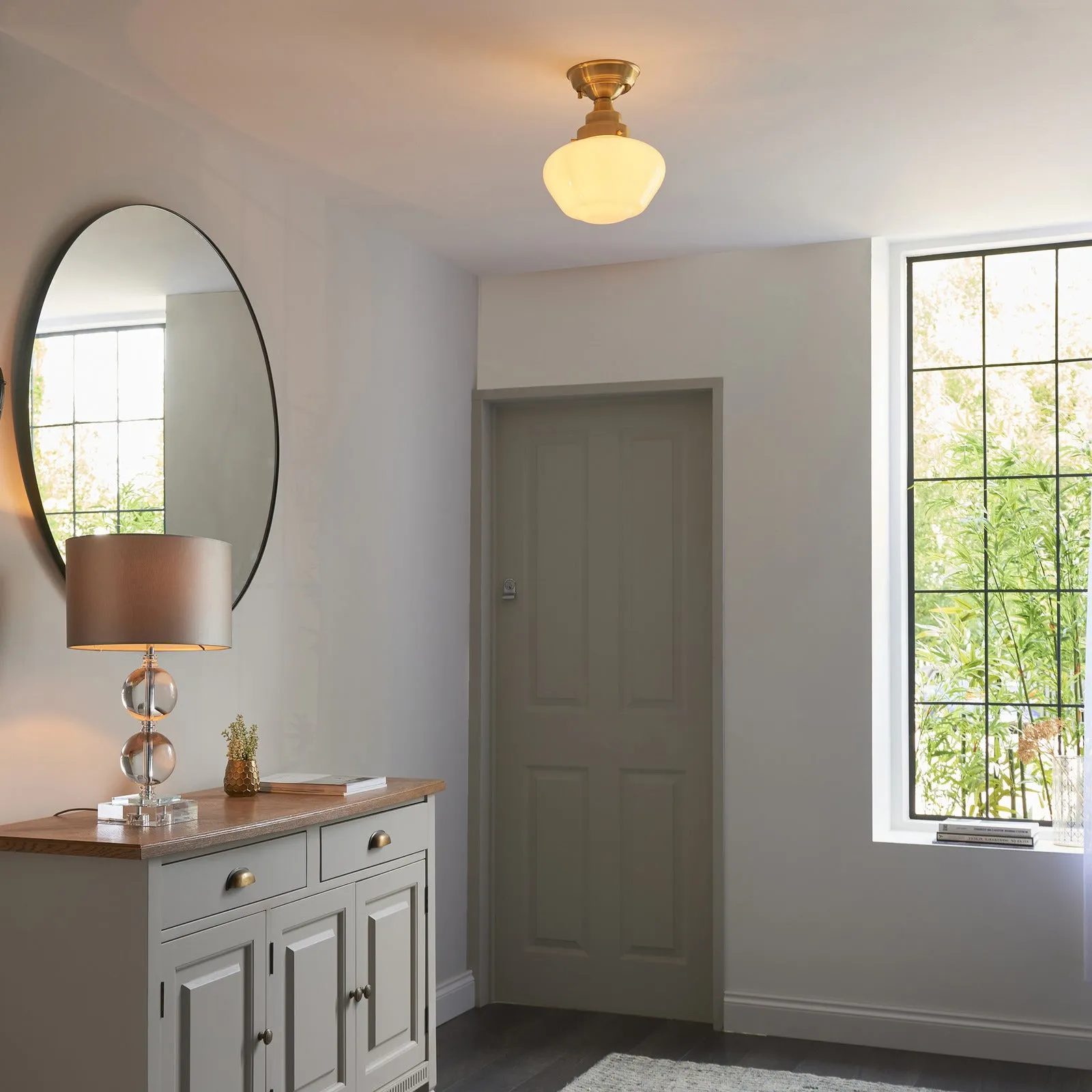 Canterbury Opal Semi Flush