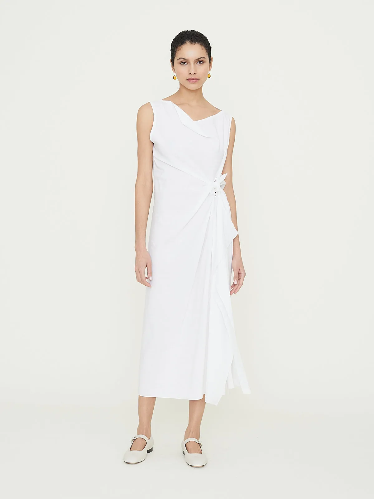 Caroline Dress in Bianco