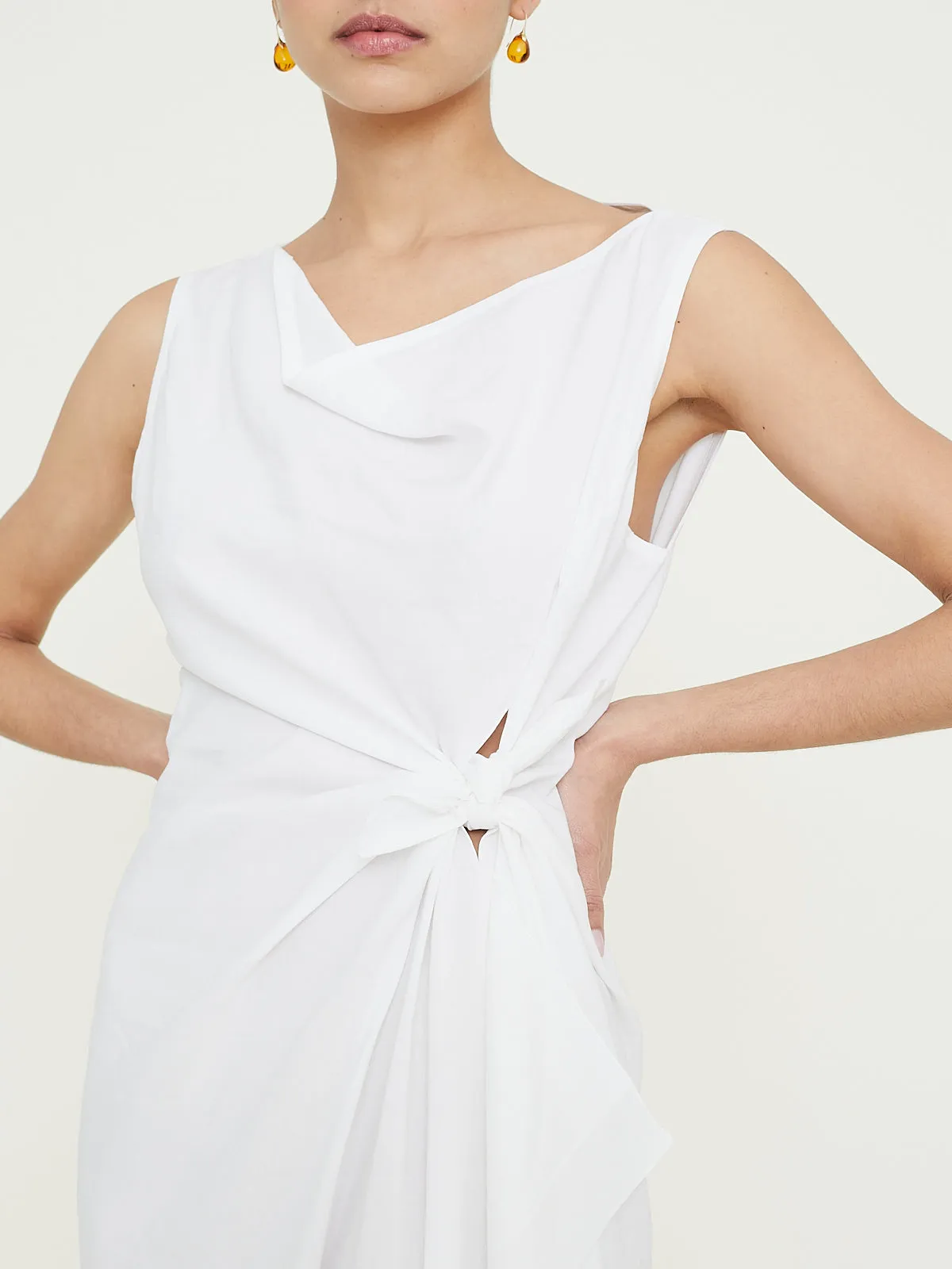 Caroline Dress in Bianco