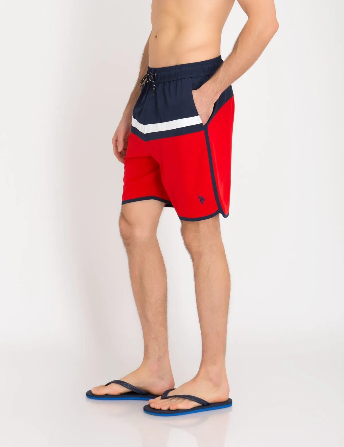 COLORBLOCK SWIM TRUNKS