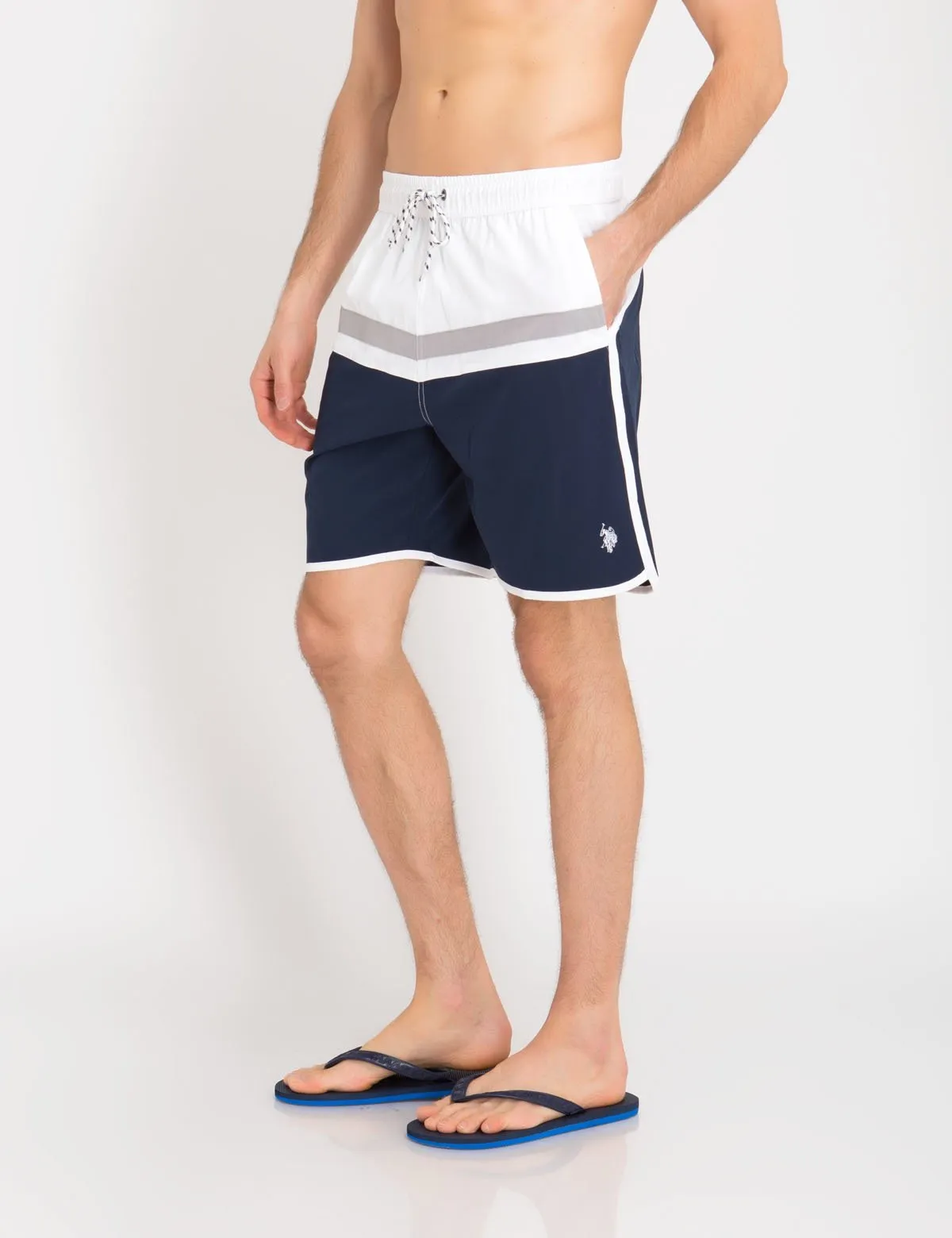 COLORBLOCK SWIM TRUNKS