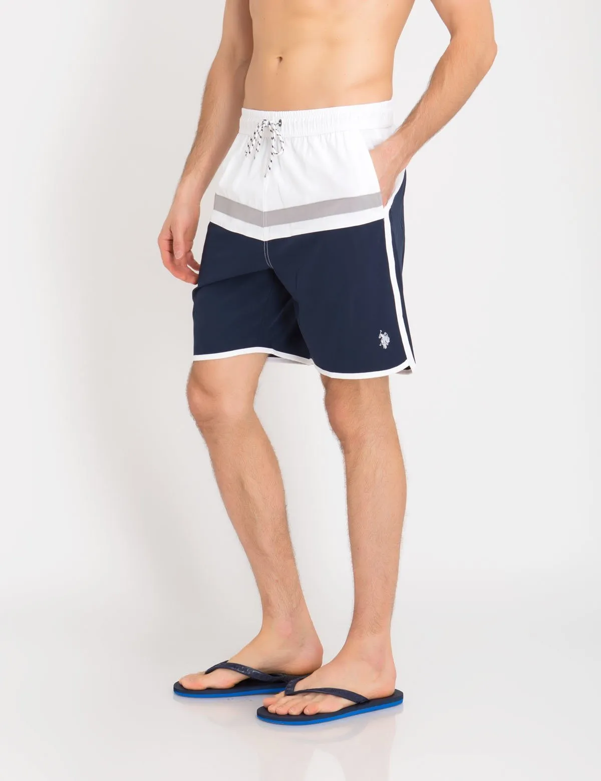 COLORBLOCK SWIM TRUNKS