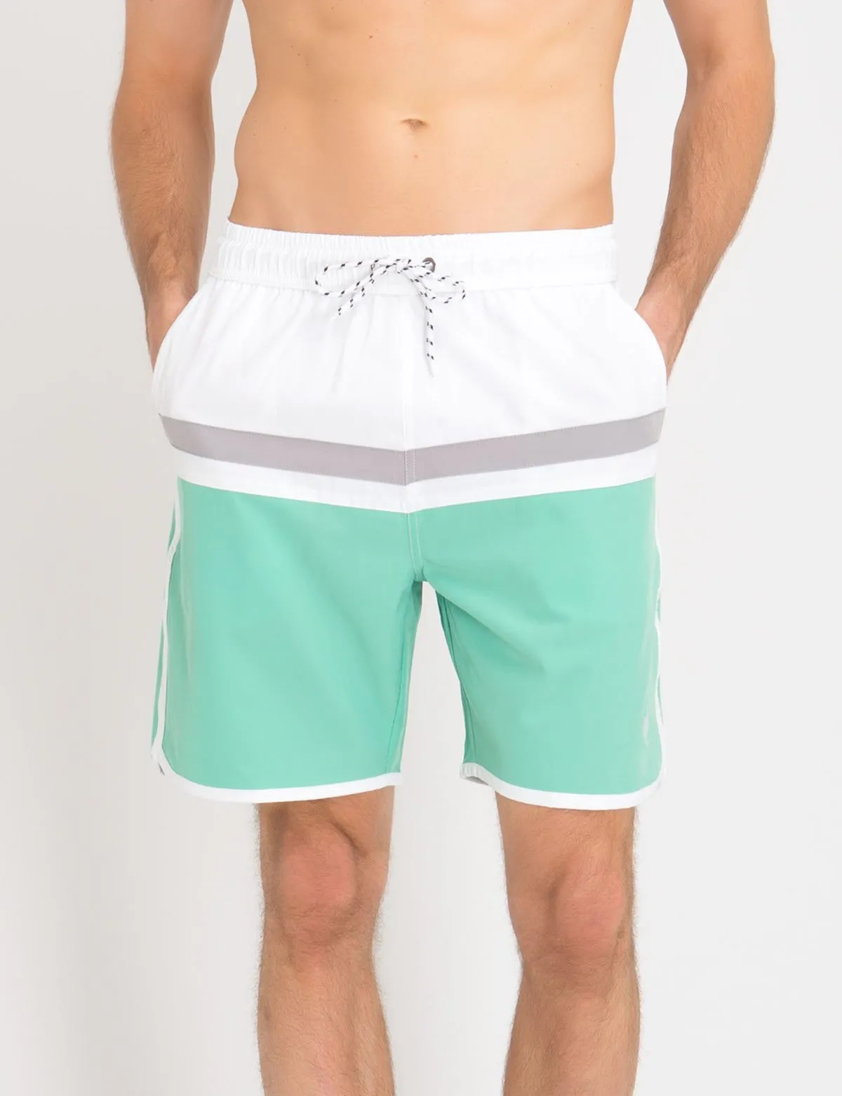 COLORBLOCK SWIM TRUNKS