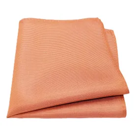 Copper Rose Silk Pocket Square