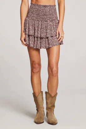 Devi Mini Skirt | Multi-Floral Garden