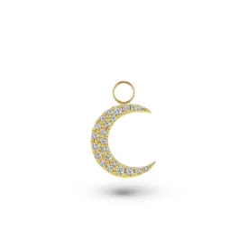 Diamond Moon Charm