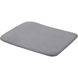 Dish Drying Mat, 16x18" (41x46cm), Charcoal, 3-Pack