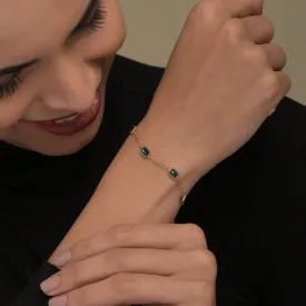 Emerald Stone Bracelet