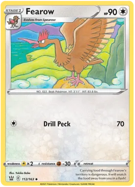 Fearow (112/163) [Sword & Shield: Battle Styles]