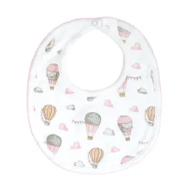 Fly Away Printed Bib | Baby Girl