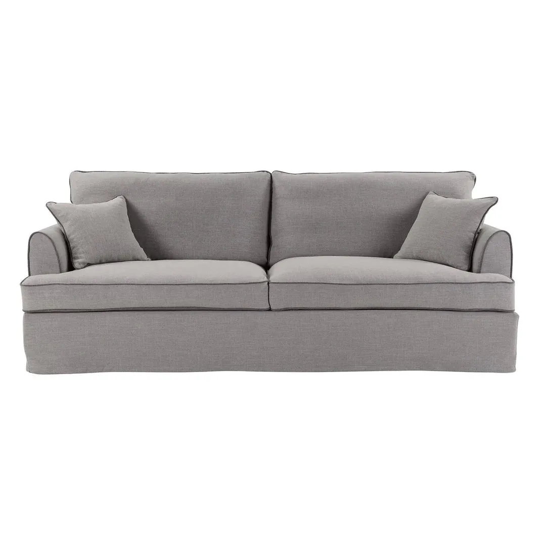 Hampton 3 Seater Sofa Pebble Grey