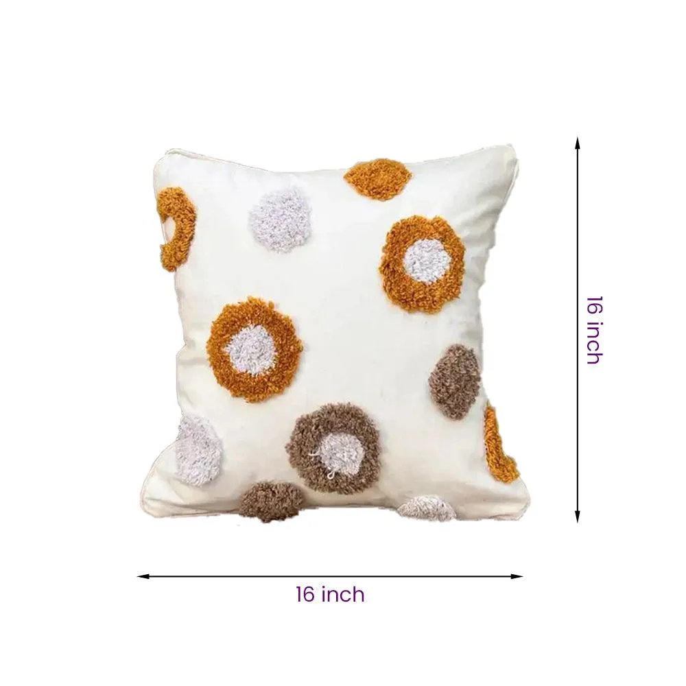Handmade Cotton Tufted Cushion-Decorative Pillow For Sofa, Bed Or Lounge 16x16 inch | FCU0008