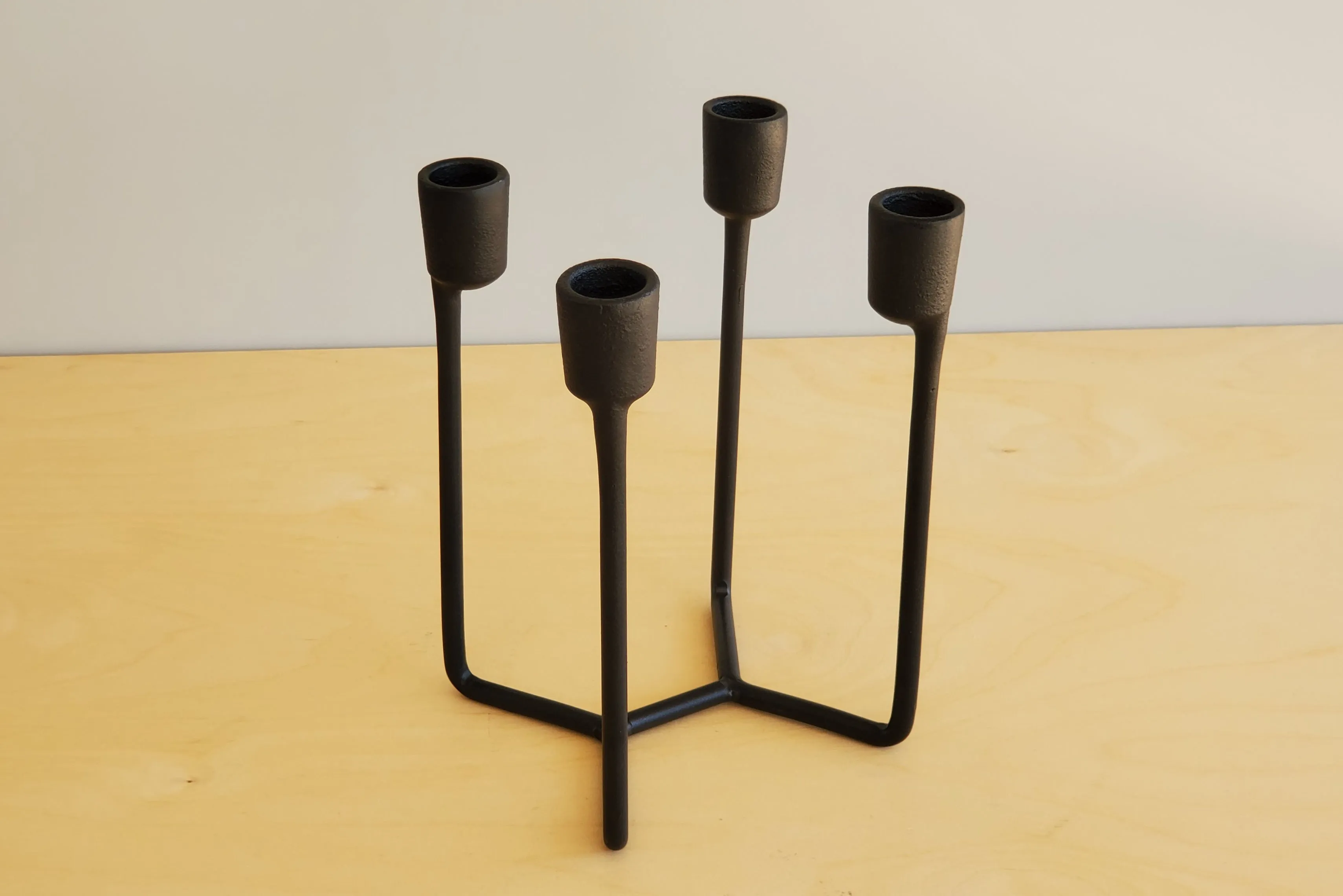 Heima 4 Arm  Cast Iron Candle Holder
