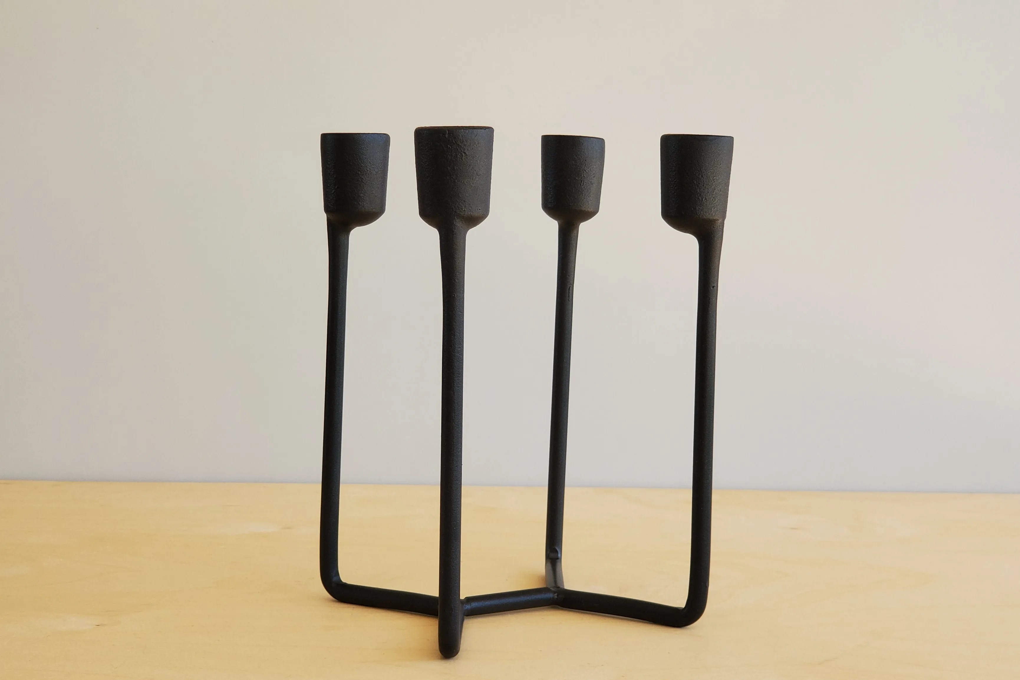 Heima 4 Arm  Cast Iron Candle Holder
