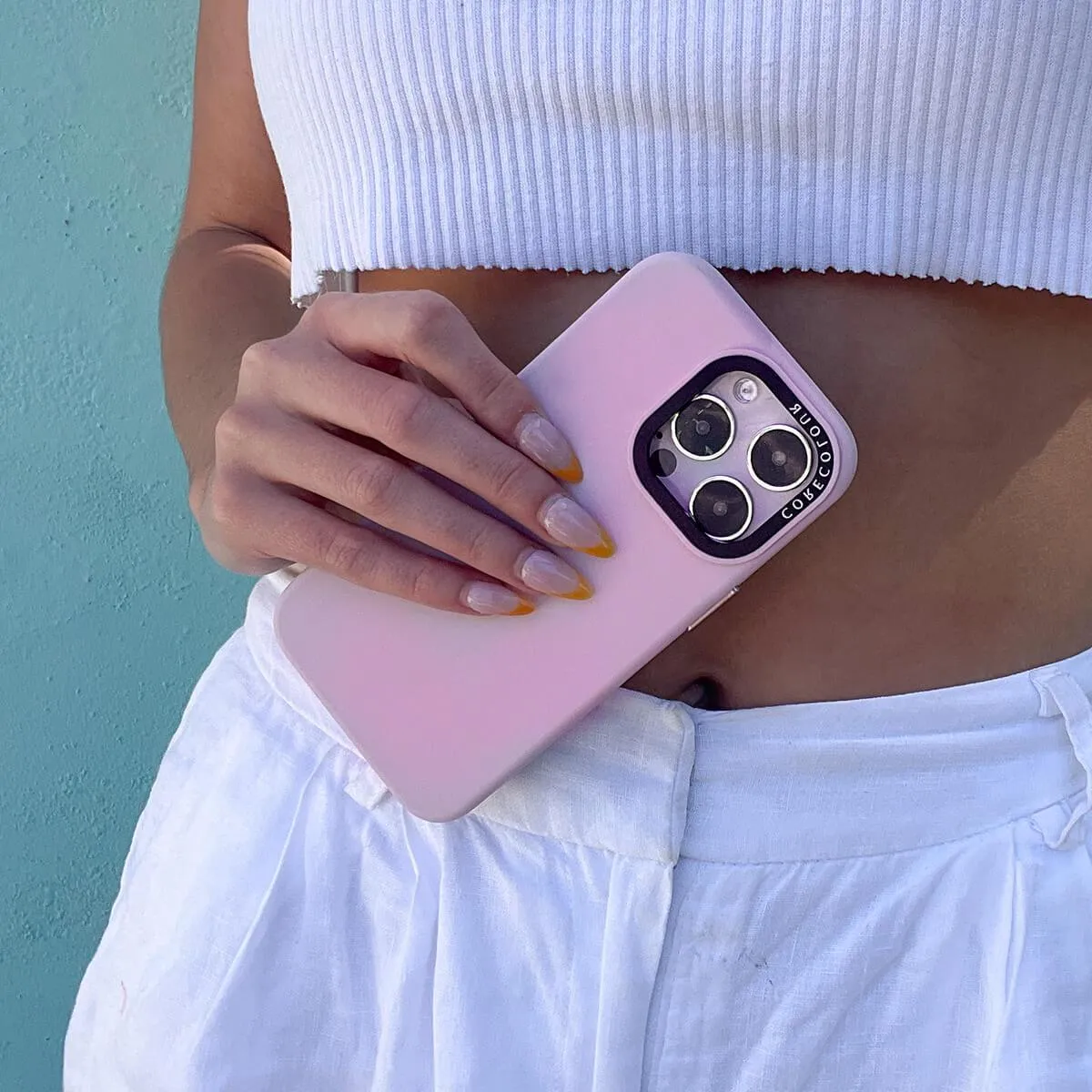 iPhone 12 Pro Pink Ballerina Silicone Phone Case