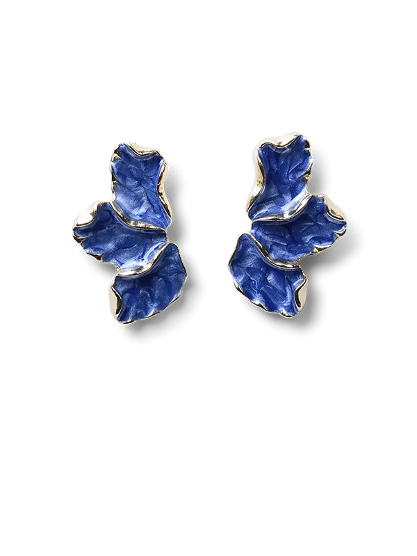 Kiki Blue Floral Earrings