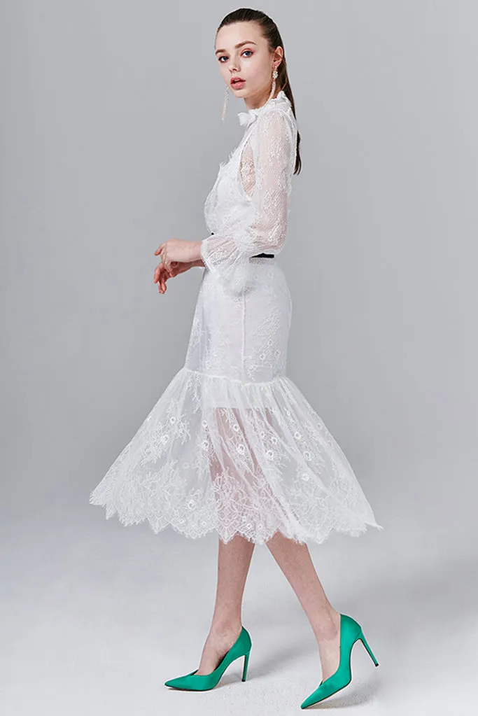 Kristen Sheer Lace Maxi Dress