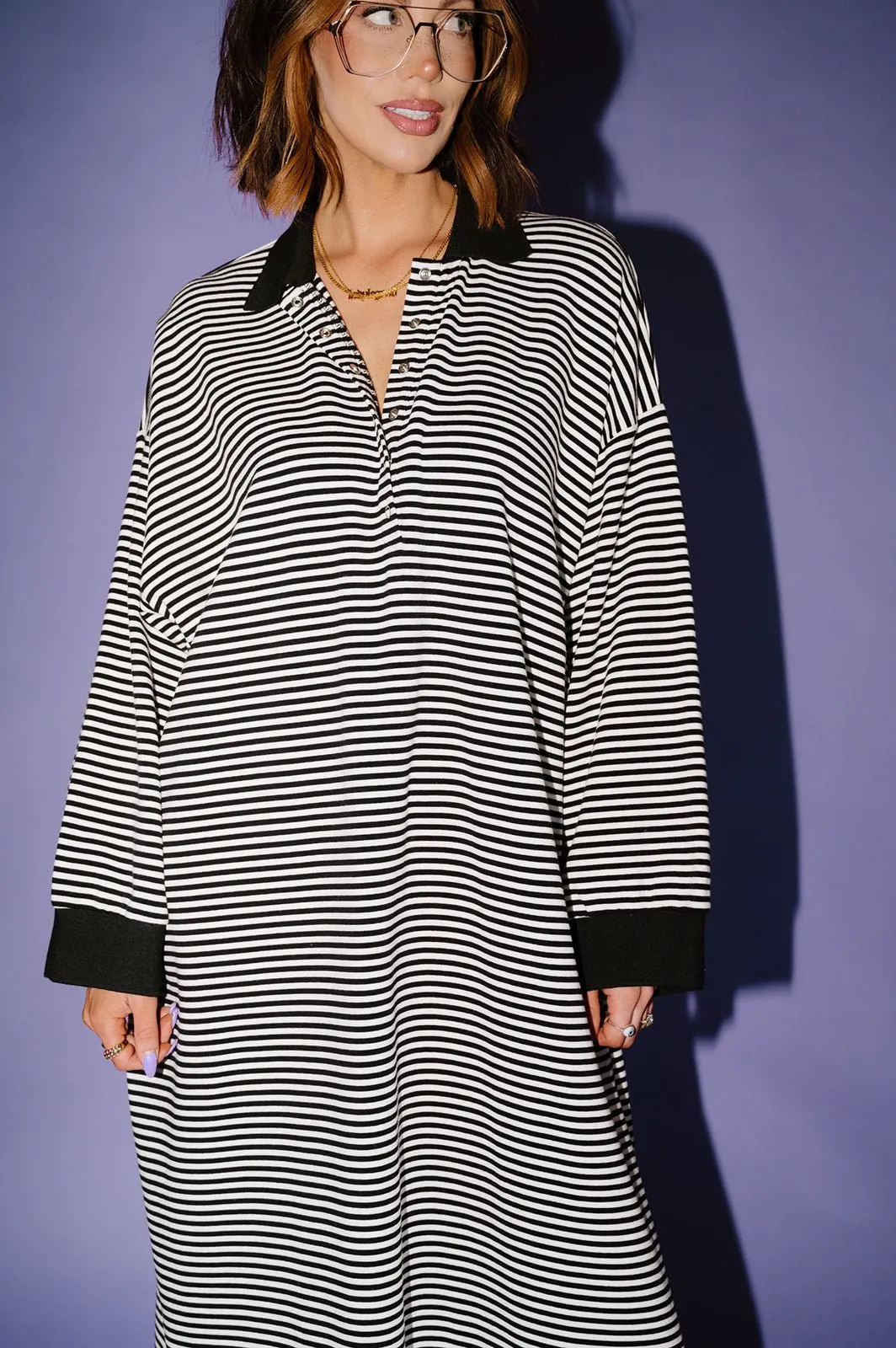 Lalaland University Oversized Polo Dress
