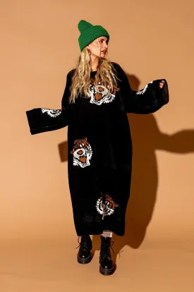 Literally Limitless Oversized Knit Dress in Tigress