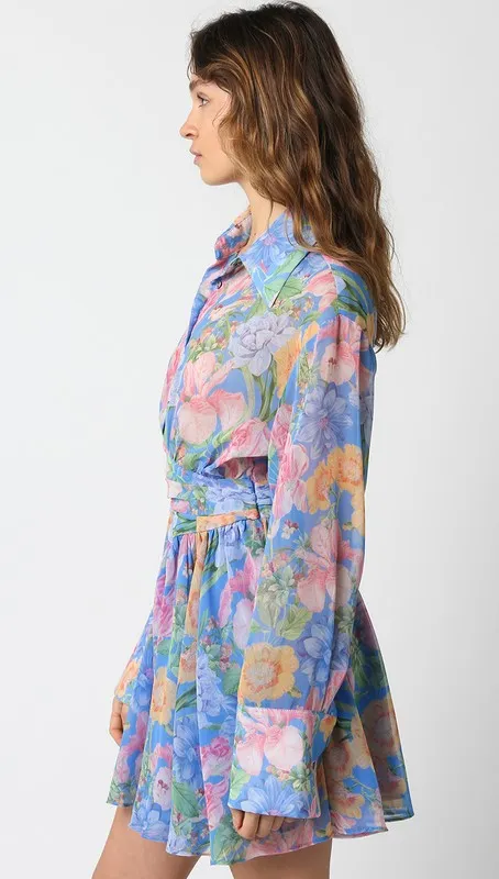 Long Sleeve Floral Dress