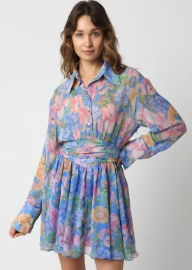 Long Sleeve Floral Dress