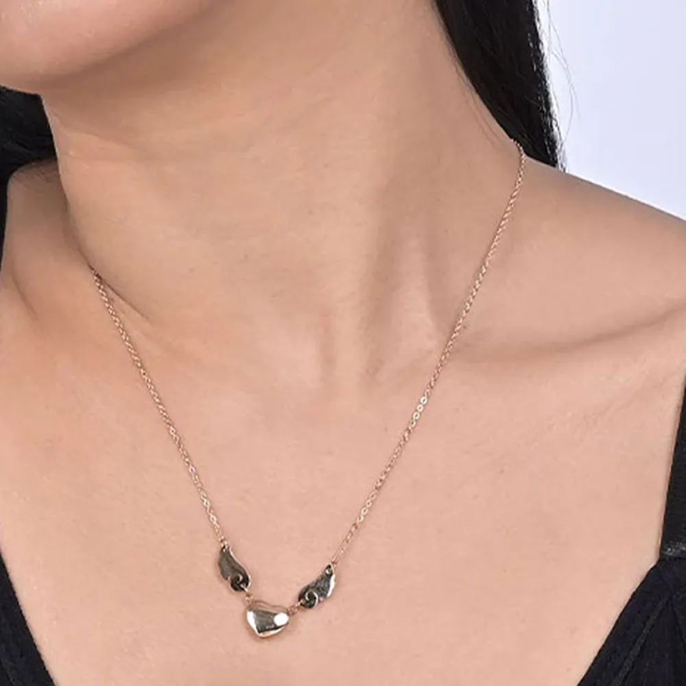 Love Angel Necklace | 18k Rose Gold Plated
