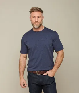 Lucchese Pima Cotton Tee :: Navy