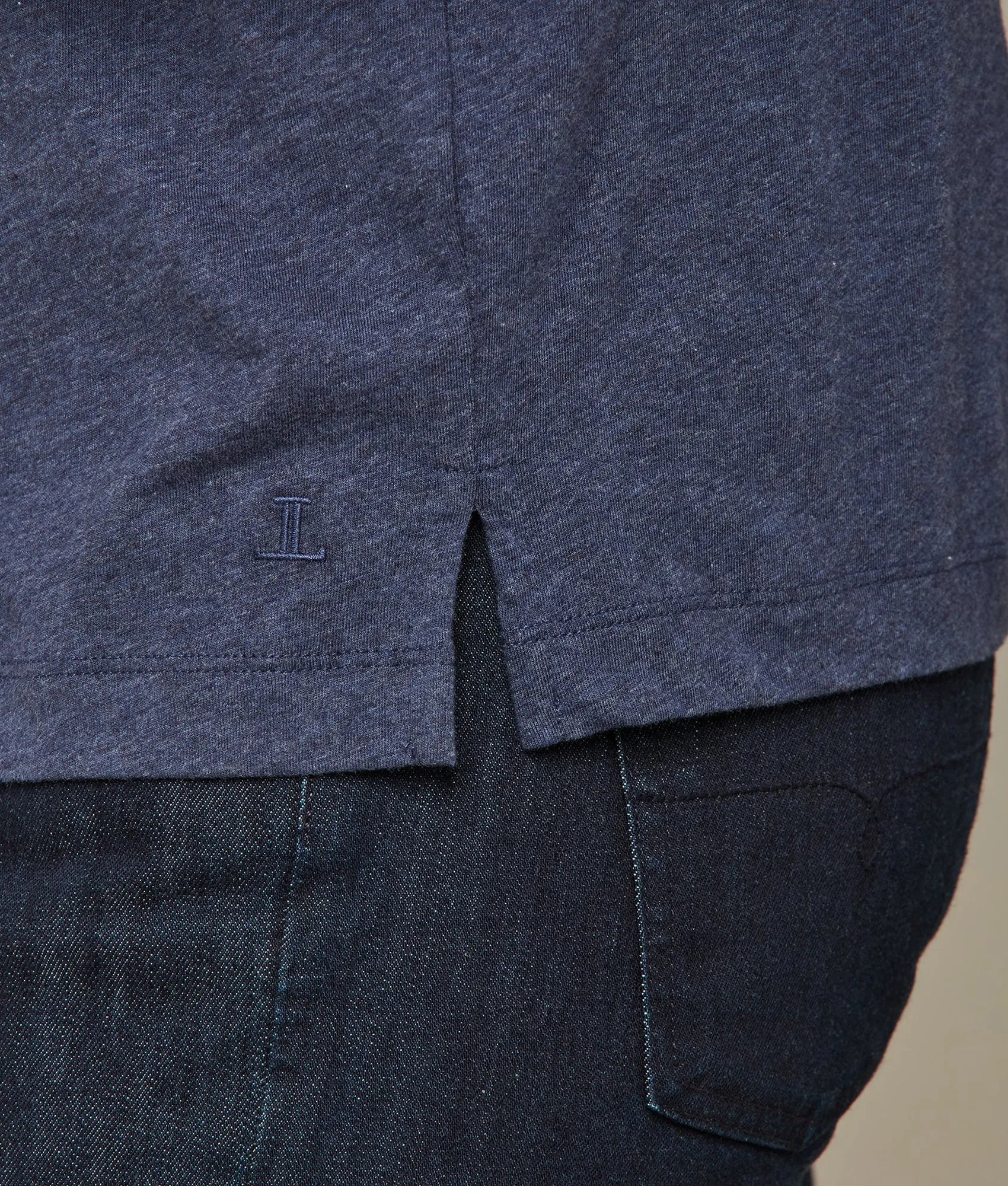 Lucchese Pima Cotton Tee :: Navy