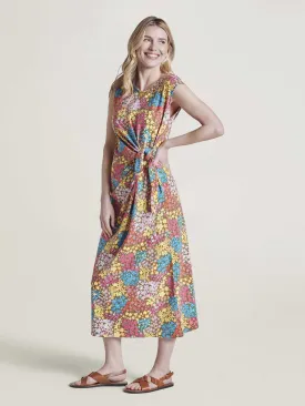 Marlin Organic Cotton Jersey Floral Maxi Dress - Multi