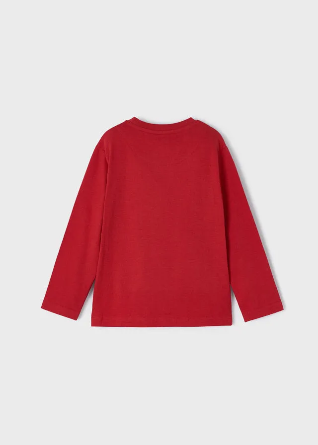 Mayoral 4022 063 - Red L/s Top