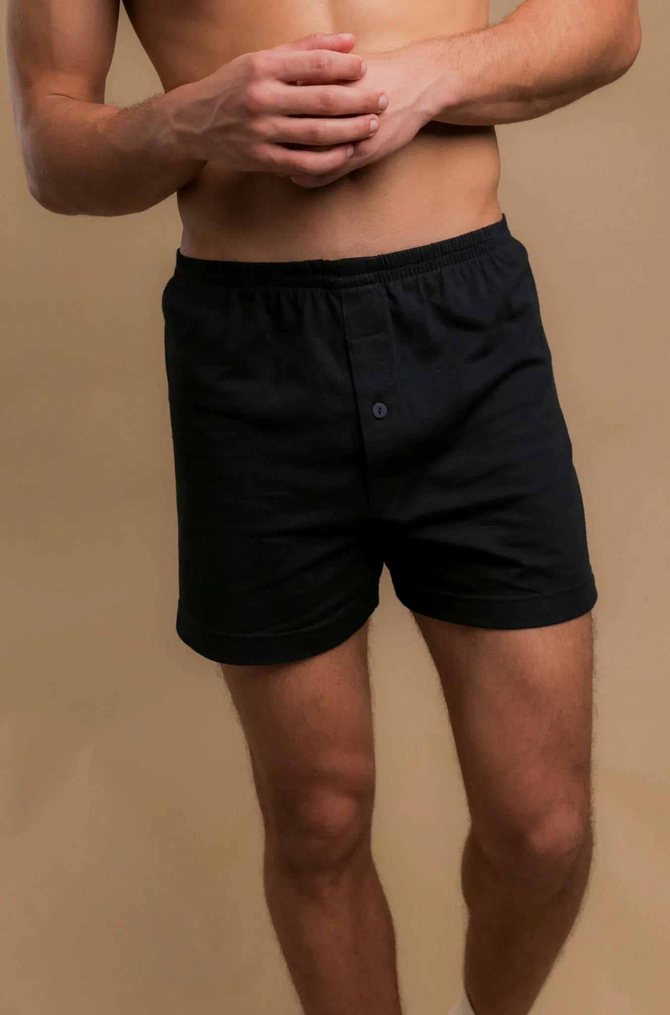 Men's Elasticized Loose Boxer Shorts