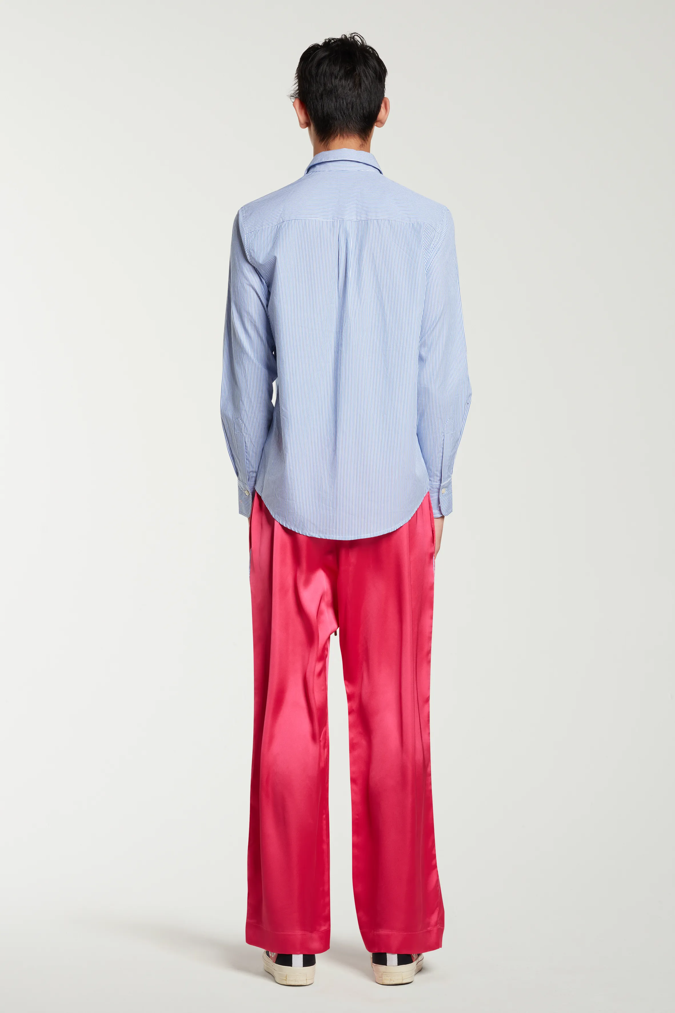Mira Mikati x Javier Calleja Embroidered Classic Stripe Shirt
