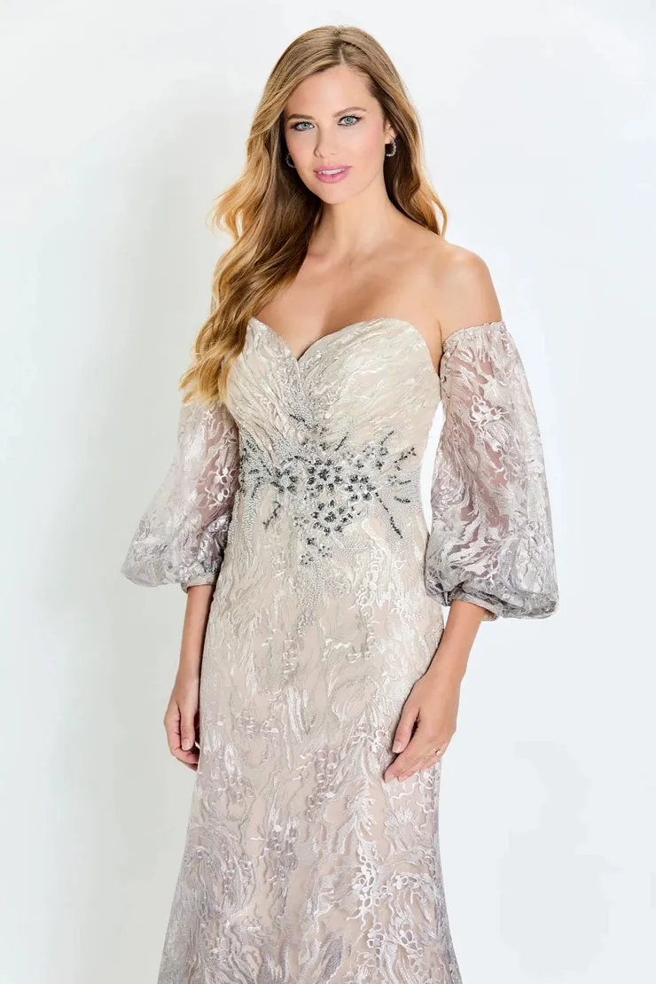 Montage M523 Strapless Lace With Beads