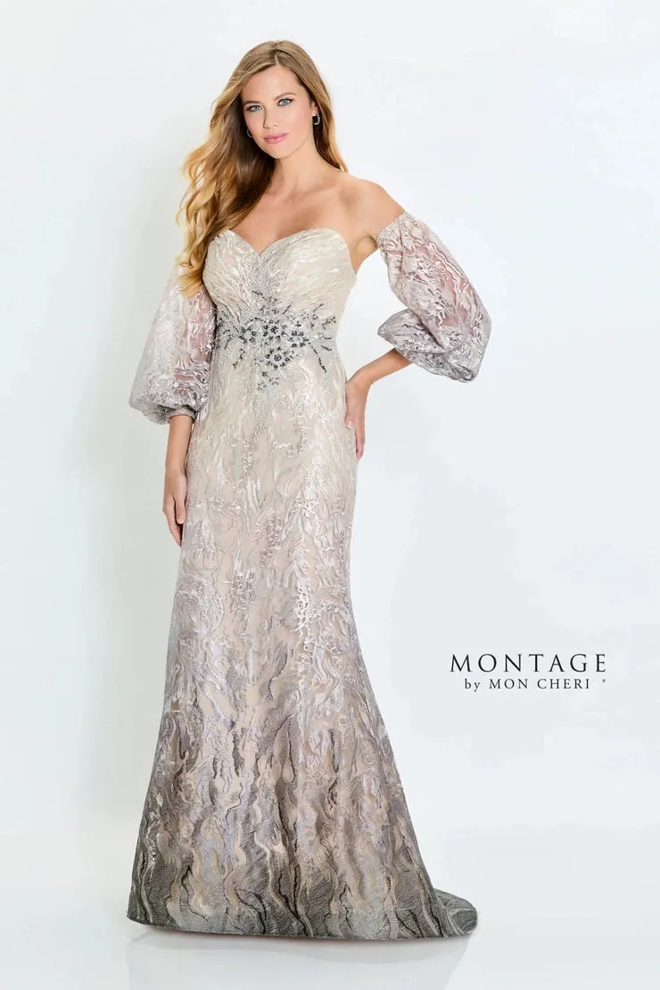 Montage M523 Strapless Lace With Beads