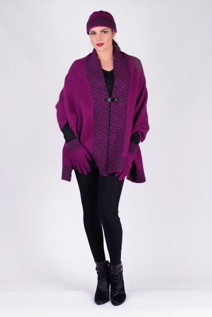 Possum Merino Safari Wrap with Buckle