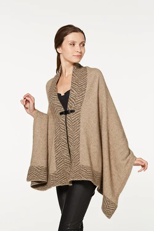 Possum Merino Safari Wrap with Buckle