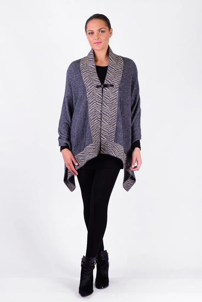 Possum Merino Safari Wrap with Buckle