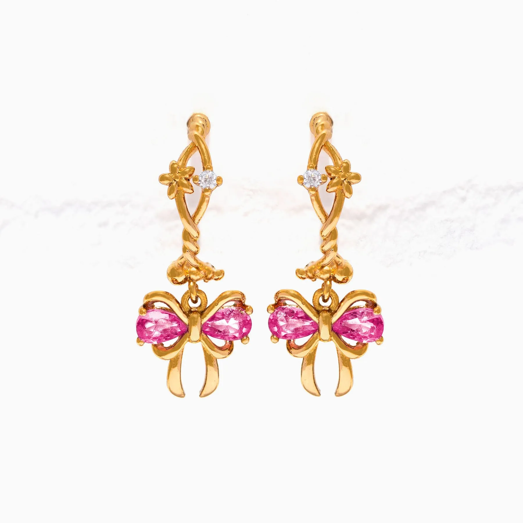 Pretty in Pink Hoops