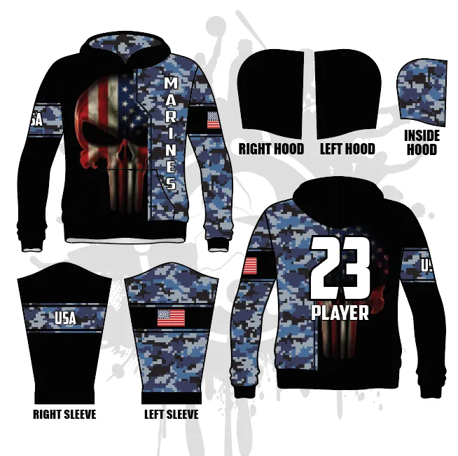 Punishment Full Dye Hoodie