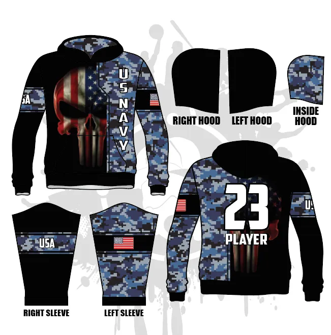 Punishment Full Dye Hoodie