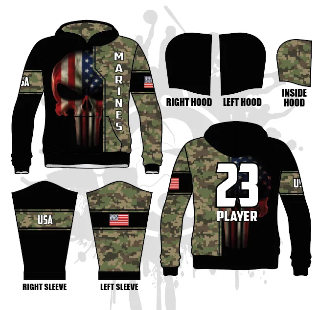 Punishment Full Dye Hoodie