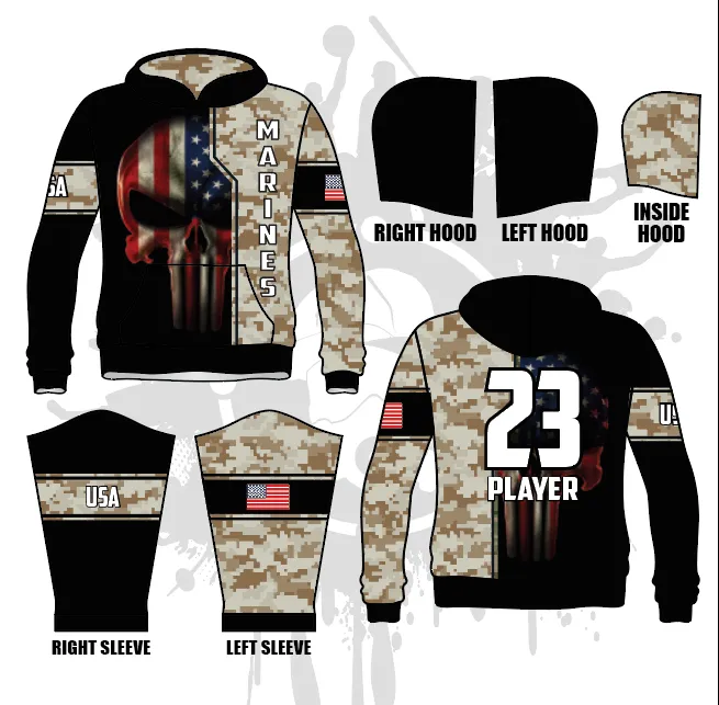 Punishment Full Dye Hoodie