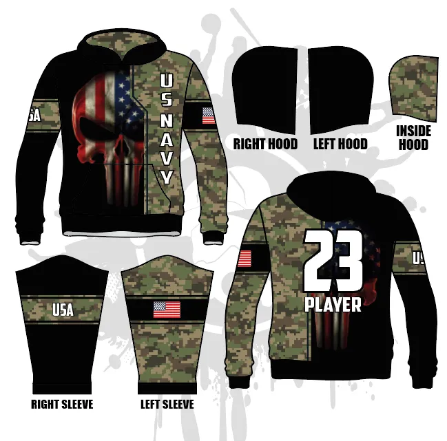 Punishment Full Dye Hoodie