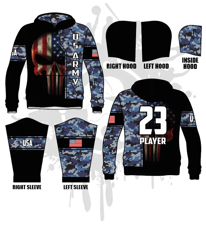 Punishment Full Dye Hoodie