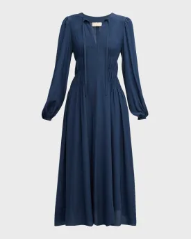 Rouen Dress Midnight Navy