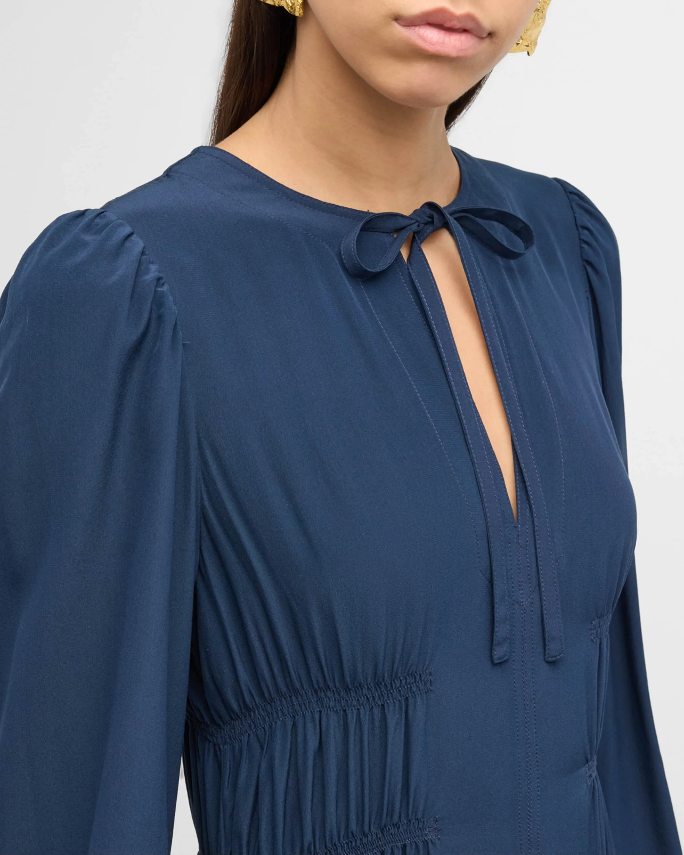 Rouen Dress Midnight Navy