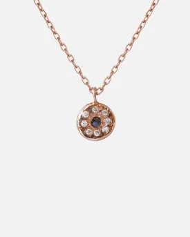 Round Black   White / Pendant