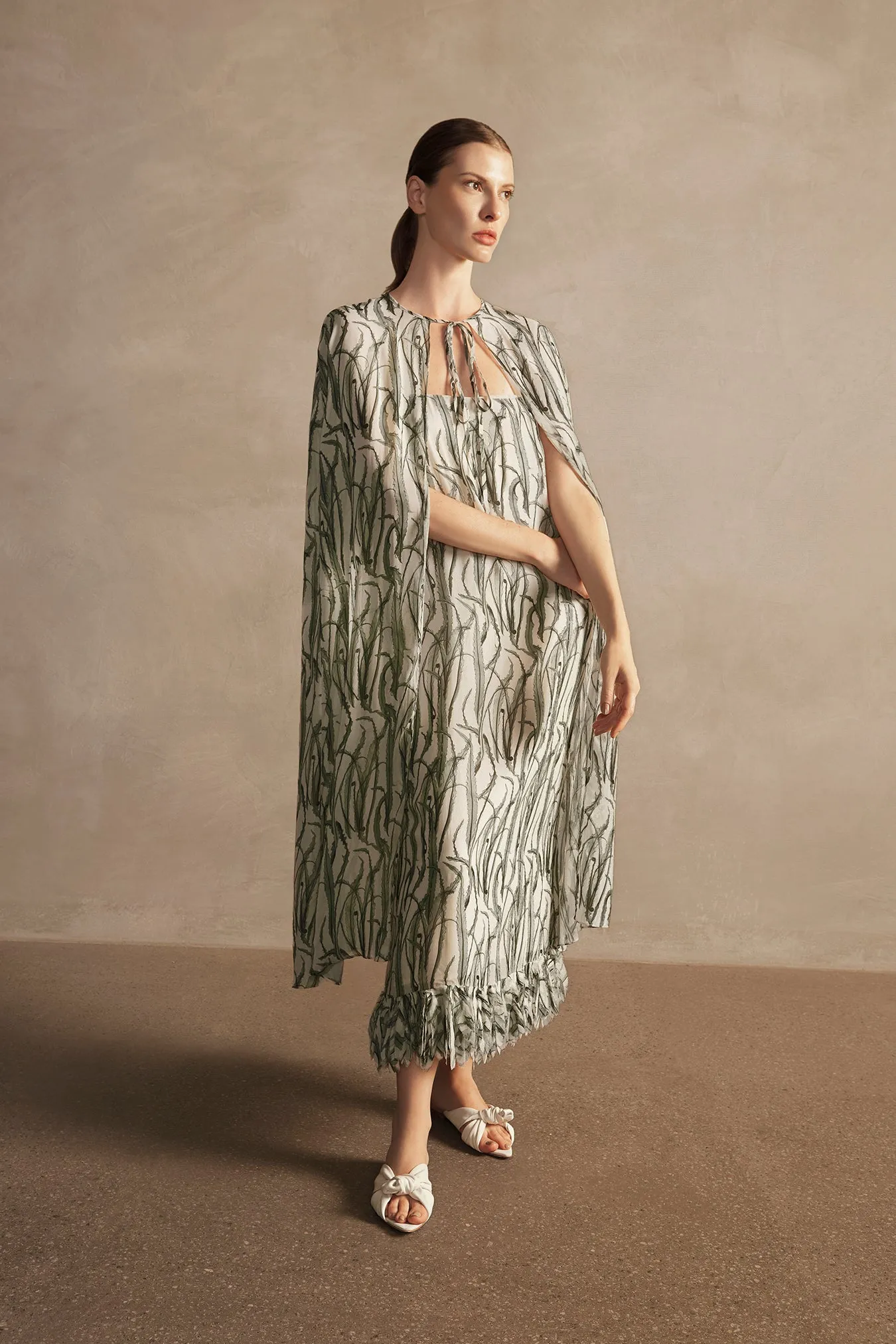 Samambaia Fringes Midi Dress